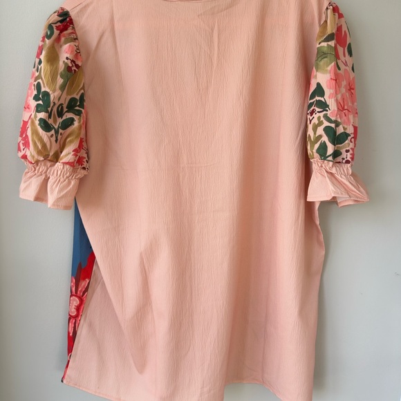 Boutique Floral Multicolor Top XL - Picture 3 of 4